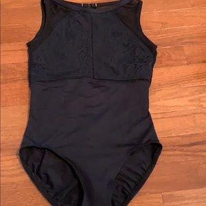 AINSLIEWEAR BLACK LEOTARD
